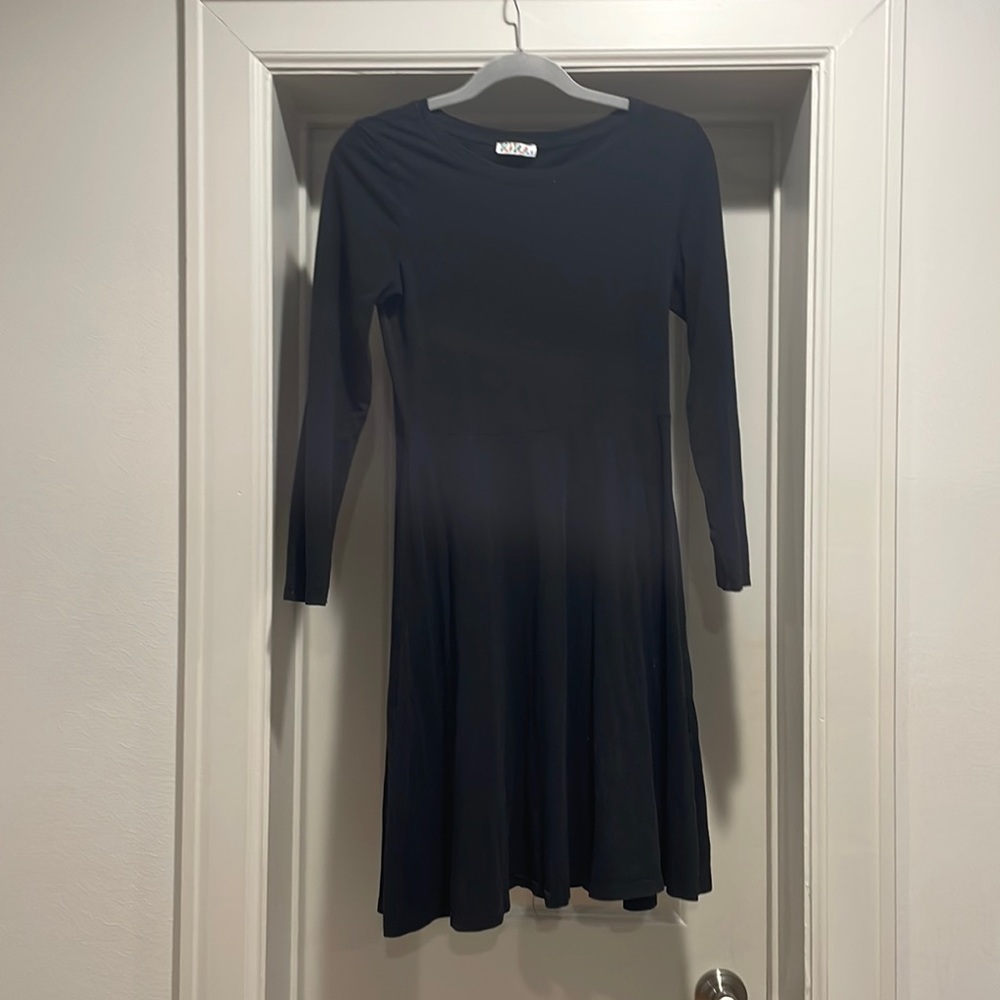 Cotton little black dress